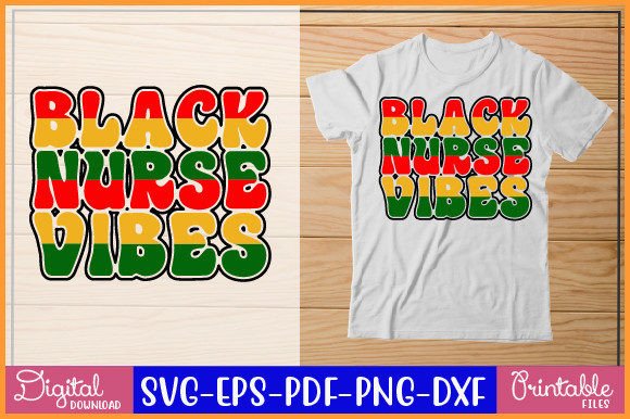 Black Nurse Vibes Svg Design: A Closer Look