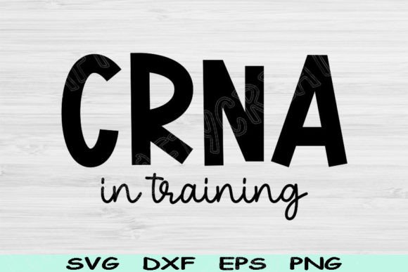 CRNA in Training SVG for Embroidery Projects