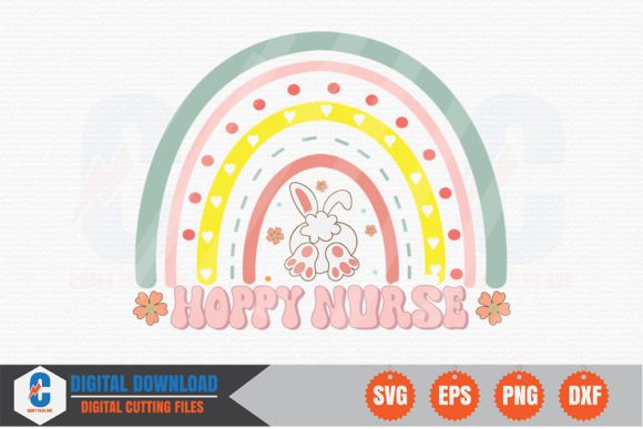 Hoppy Nurse Retro SVG: A Charming Embroidery Design