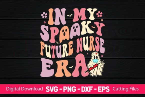 In My Spooky Future Nurse Era: A Unique Embroidery Design
