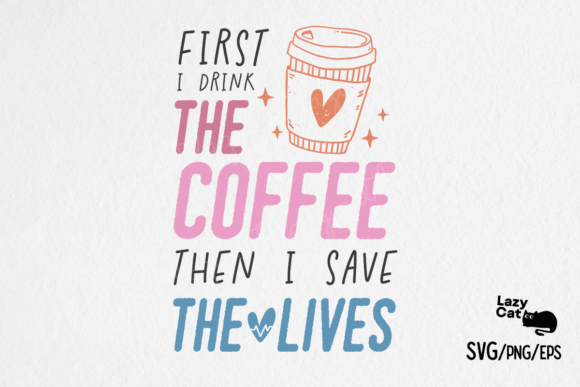Nurse Coffee SVG Design: A Perfect Blend for Embroidery