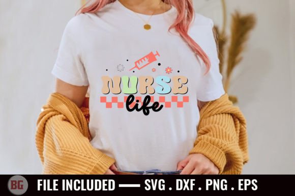 Nurse Life - A Retro SVG for Embroidery