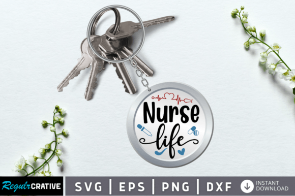 Nurse Life Svg Keychain: A Versatile Design