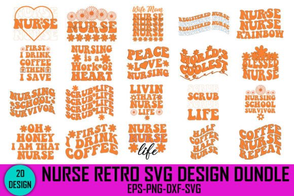 Nurse Retro Svg Design Bundle: A Versatile Embroidery Asset