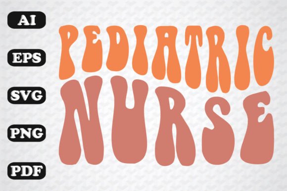 Pediatric Nurse Wavy Svg: A Charming Design for Embroidery