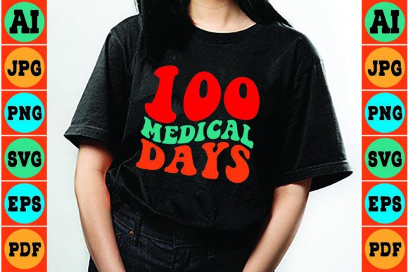 Retro 100 Medical Days Svg: A Designer's Review