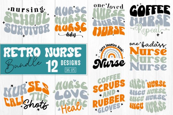 Retro Nurse Bundle: A Versatile Design Collection