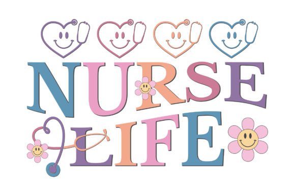 Retro Nurse Life Svg: A Charming Embroidery Design