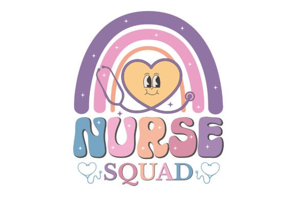 Retro Nurse Squad Svg: A Charming Vintage Design
