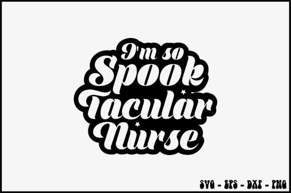 Spook Tacular Nurse Retro SVG: A Charming Halloween Embroidery Design