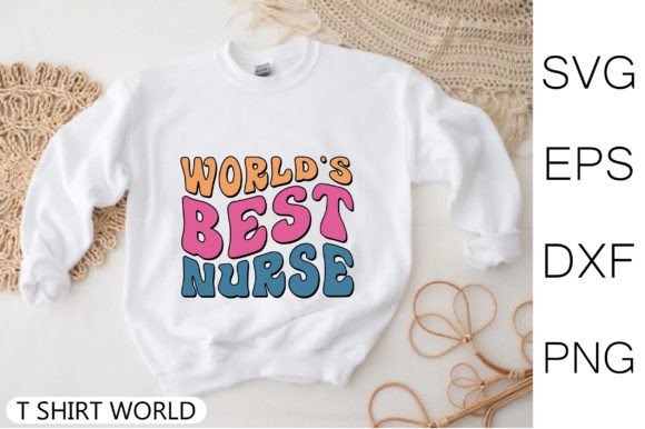 World's Best Nurse Retro SVG Design