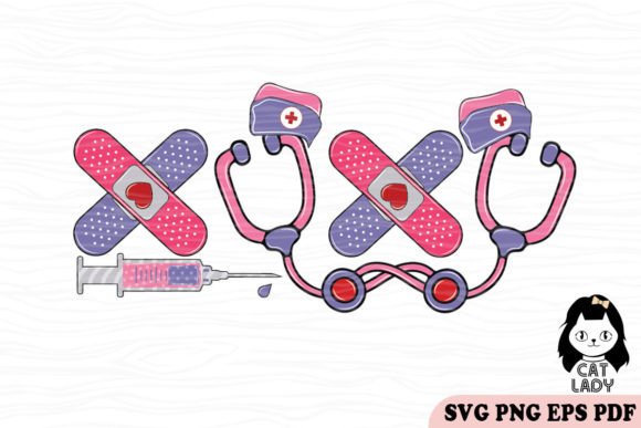 Xoxo Nurse Valentine SVG PNG: A Sweet Addition